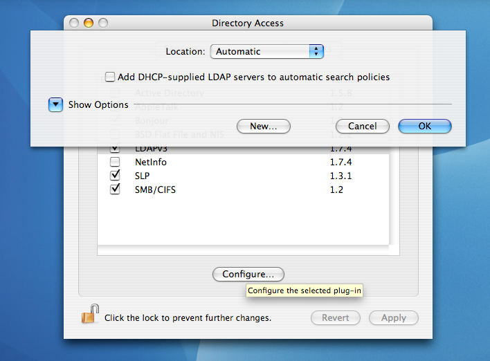 Create a new LDAP server entry